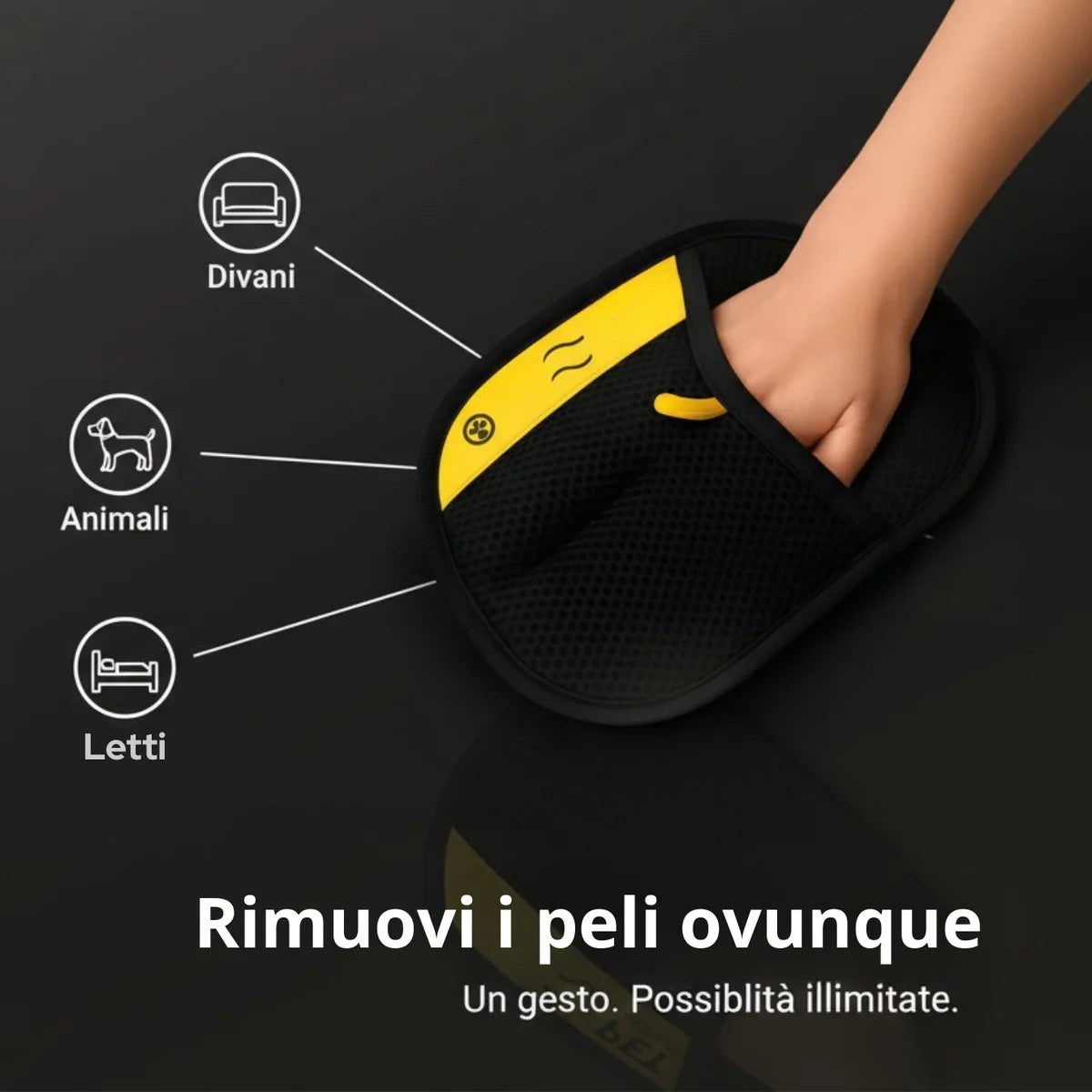 spazzola magica toglie tutti i peli