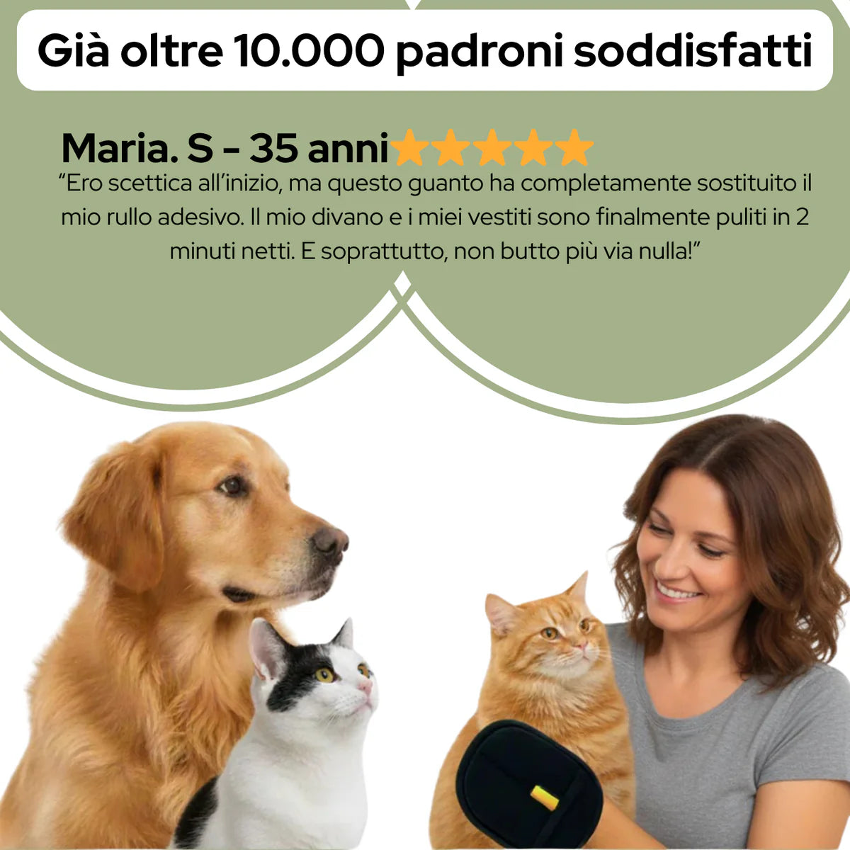 spazzola magica toglie tutti i peli